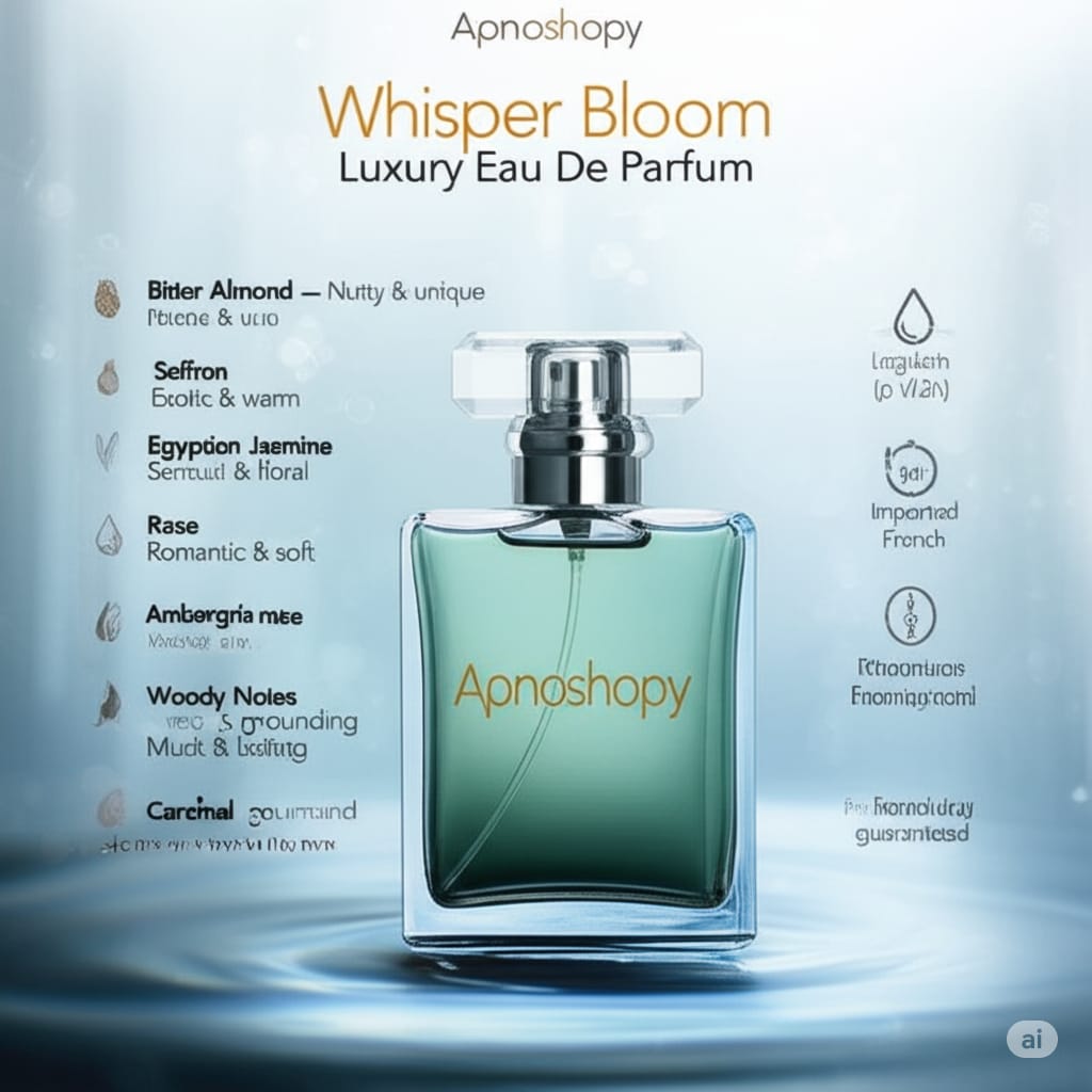 wishper bloom - luxury eau de parfum (50) ml